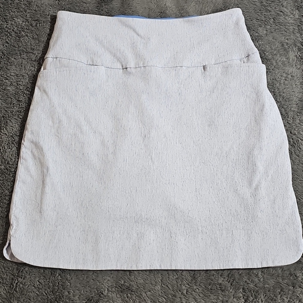 S.C. & CO Women’s SportsWear Skort Skirt Gray Blue Pull On Size S